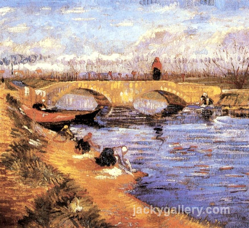 The Gleize Bridge over the Vigneyret Canal, Van Gogh painting